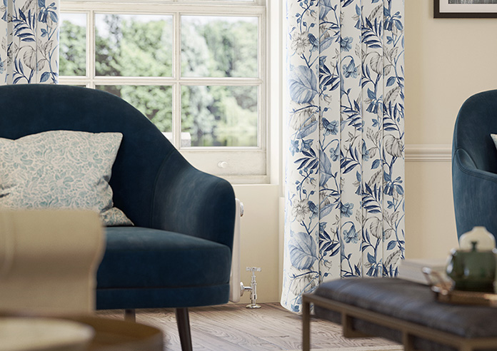 Iquitos, Indigo - Made to Measure Curtains - Image 5